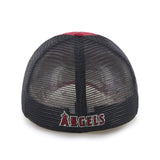 Los Angeles Angels of Anaheim 47 Brand Red Taylor Closer Mesh Flexfit Hat Cap - Sporting Up