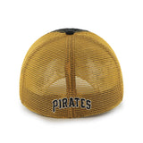 Pittsburgh Pirates 47 Brand Black Taylor Closer with Yellow Mesh Flexfit Hat Cap - Sporting Up