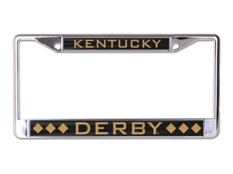 Shop Kentucky Derby Churchill Downs Metal Crystal Cut Inlaid License Plate Frame - Sporting Up