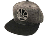 Golden State Warriors Mitchell & Ness Gray Space Knit Snapback Flat Bill Hat Cap - Sporting Up