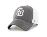 San Diego Padres 47 Brand Two-Tone Haskell MVP Mesh Structured Adj. Hat Cap - Sporting Up