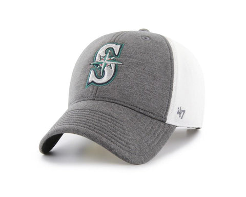 Shop Seattle Mariners 47 Brand Two-Tone Haskell MVP Mesh Structured Adj. Hat Cap - Sporting Up