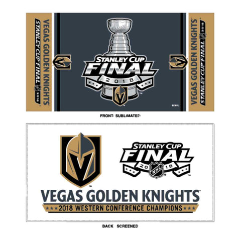 Las Vegas Golden Knights 2018 Finale de la Coupe Stanley Western Conf Champs Serviette de banc – Sporting Up