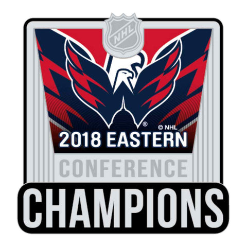 Pin de solapa de campeones de la conferencia del este de la final de la copa stanley de las capitales de Washington 2018 - sporting up