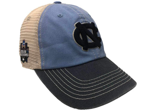 Boutique North Carolina Tar Heels 2018 College World Series CWS Mesh Adj Relax Hat Casquette - Sporting Up