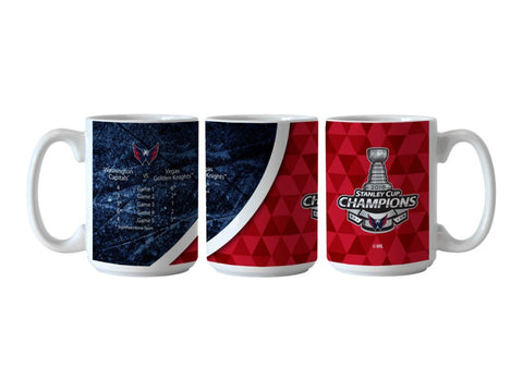 Shop Washington Capitals 2018 Stanley Cup Champions Boelter Game Scores Coffee Mug - Sporting Up