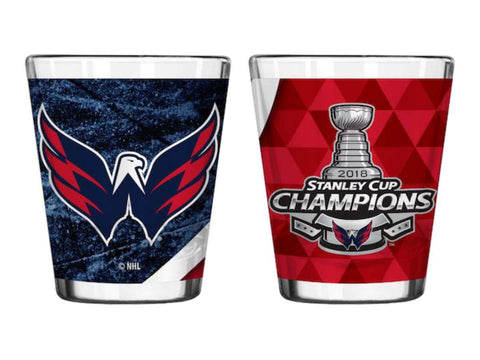 Shop Washington Capitals 2018 NHL Stanley Cup Champions Boelter Sublimated Shot Glass - Sporting Up