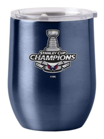 Shop Washington Capitals 2018 NHL Stanley Cup Champions Boelter Wine Glass Tumbler - Sporting Up
