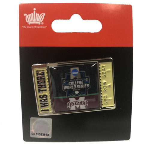 Shop Mississippi State Bulldogs 2018 NCAA College World Series CWS "I WAS THERE!" Pin - Sporting Up