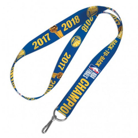 Handla Golden State Warriors 2018 Finals Champions Back to Back Durable Lanyard - Sporting Up