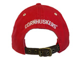 Nebraska Cornhuskers Retro Brand Red Crew Adjustable Buckle Slouch Hat Cap - Sporting Up