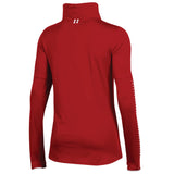 Wisconsin Badgers Under Armour Damen-Pullover mit 1/2-Reißverschluss von Heatgear in Rot – sportlich
