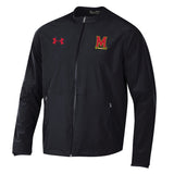 Maryland Terrapins Under Armour Black Full Zip Storm Sideline Warmup Jacket - Sporting Up