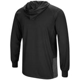 Iowa Hawkeyes Colosseum Black LS Hooded T-Shirt - Sporting Up