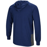Michigan Wolverines Colosseum Navy LS Hooded T-Shirt - Sporting Up