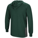 Michigan State Spartans Colosseum Green LS Hooded T-Shirt - Sporting Up