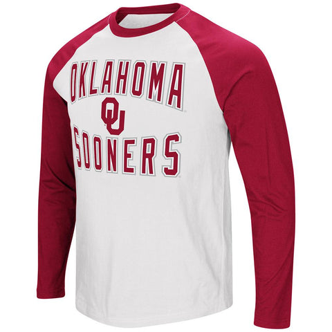 Camiseta raglán ls estilo "cajún" del coliseo de Oklahoma Sooners - deportiva