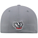 Wisconsin Badgers TOW Gray "Hyper" Memory Fit Hat Cap - Sporting Up