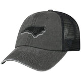 NC State Wolfpack TOW Black "Land" Mesh Adj. Relax Hat Cap - Sporting Up