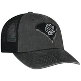 South Carolina Gamecocks TOW Black "Land" Mesh Adj. Relax Hat Cap - Sporting Up