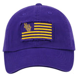 LSU Tigers TOW Purple "Flag 4" Crew Adj. Relax Hat Cap - Sporting Up