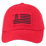 NC State Wolfpack TOW Red "Flag 4" Crew Adj. Relax Hat Cap - Sporting Up
