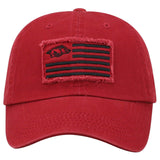 Arkansas Razorbacks TOW Cardinal "Flag 4" Crew Adj. Relax Hat Cap - Sporting Up