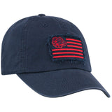 Gonzaga Bulldogs TOW Navy "Flag 4" Crew Adj. Relax Hat Cap - Sporting Up