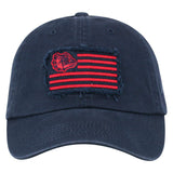 Gonzaga Bulldogs TOW Navy "Flag 4" Crew Adj. Relax Hat Cap - Sporting Up