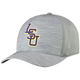 LSU Tigers TOW Gray "Hyper" Memory Fit Hat Cap - Sporting Up