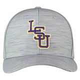 LSU Tigers TOW Gray "Hyper" Memory Fit Hat Cap - Sporting Up