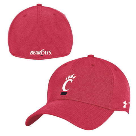 Bearcats de Cincinnati sous armure casquette de chapeau de touche coolswitch airvent rouge - faire du sport