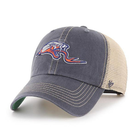 Dallas rattlers mll 47 märken trålare rengöring mesh snapback slouch hatt keps - sporting up