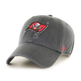 Tampa Bay Buccaneers 47 Brand Graphite Gray Clean Up Adj. Slouch Hat Cap - Sporting Up
