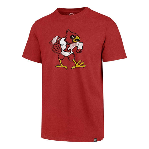 Shop Louisville Cardinals 47 Brand Red Retro Throwback T-Shirt - Sporting Up