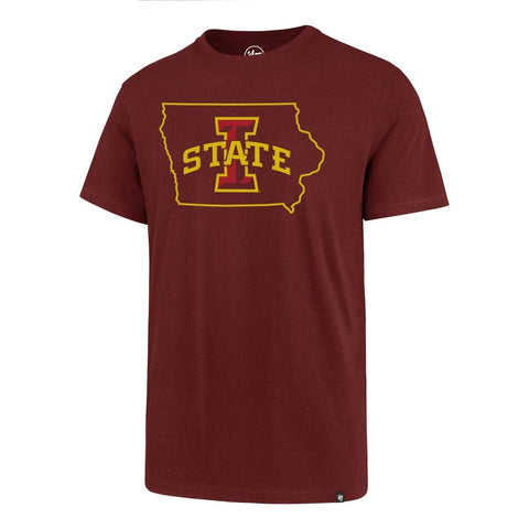 Shoppen Sie das T-Shirt „Iowa State Cyclones 47 Brand Cardinal Red Regional Super Rival“ – sportlich