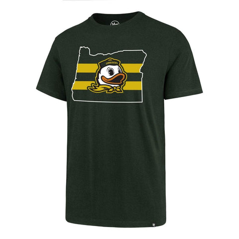 Kaufen Sie dunkelgrünes regionales Superrival-T-Shirt der Marke Oregon Ducks 47 – sportlich