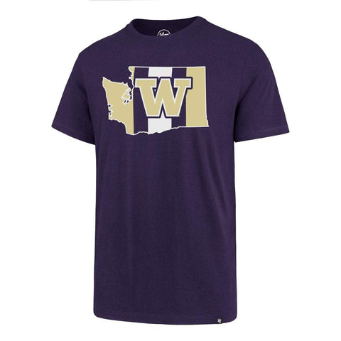 Washington Huskies 47 Brand Purple Regional Super Rival T-Shirt - Sporting Up