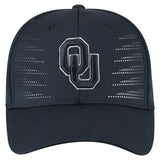 Oklahoma Sooners TOW Black "Dazed" Structured Flexfit Hat Cap - Sporting Up