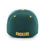 Zweifarbige Contender-Mütze mit Stretch-Passform der Marke Green Bay Packers 47 – sportlich