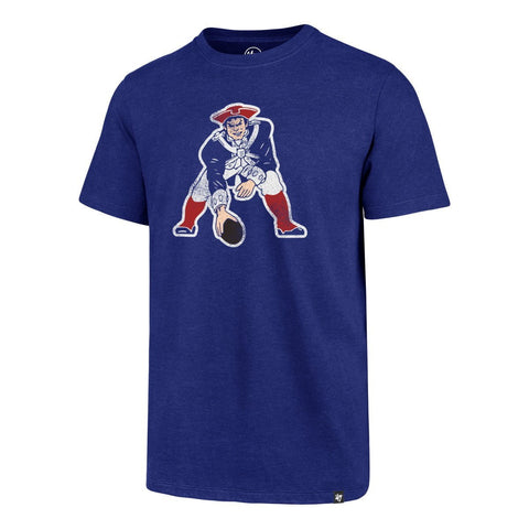 Shop New England Patriots 47 Brand Royal Blue Legacy Throwback Club T-Shirt - Sporting Up