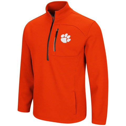 Compre chaqueta tipo jersey con cremallera de 1/2 clemson Tigers Colosseum Townie - sporting up