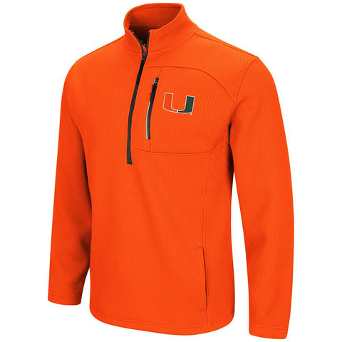 Miami Hurricanes Colosseum Townie chaqueta tipo jersey con 1/2 cremallera - sporting up