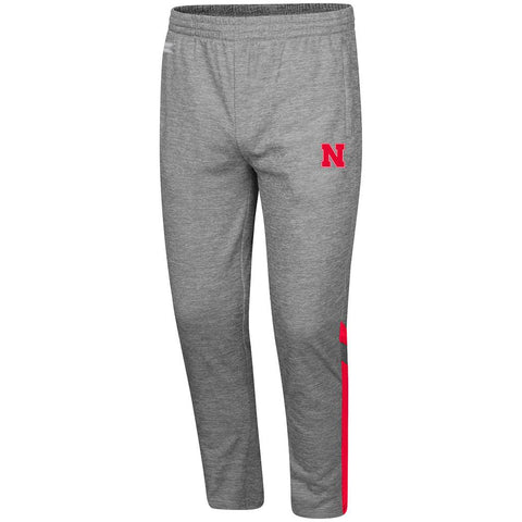 Nebraska cornhuskers colisseum pantalones deportivos de lana paco gris - sporting up