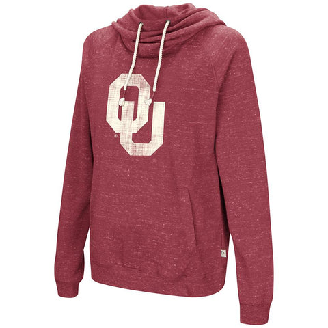 Shop Oklahoma Sooners Colosseum WOMEN'S Crimson Ultra Soft Hoodie Sweatshirt - Sporting Up