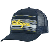 Michigan Wolverines TOW Navy "2Iron" Structured Mesh Adj. Hat Cap - Sporting Up