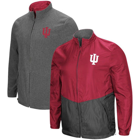 Compre chaqueta impermeable/forro polar reversible "halfback" de indiana hoosiers - sporting up