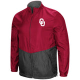 Oklahoma Sooners "Halfback" Reversible Polar Fleece/Rain Jacket - Sporting Up