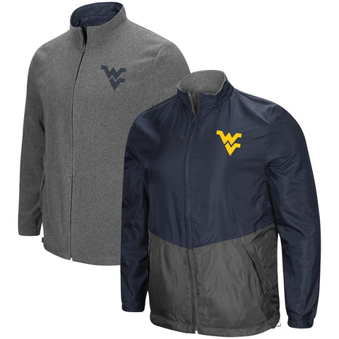 Compre una chaqueta impermeable y polar reversible "halfback" de los montañeros de Virginia Occidental - sporting up