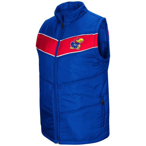 Achetez la veste doudoune zippée complète Colosseum "Red Beaulieu" des Jayhawks du Kansas - Sporting Up